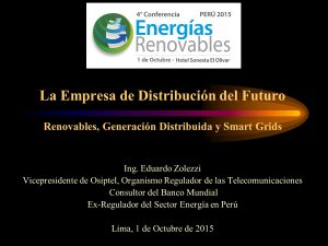 Empresa de distribución del futuro - octubre 2015