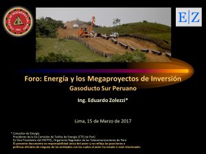 Energía y megaproyectos de inversión - marzo 2017